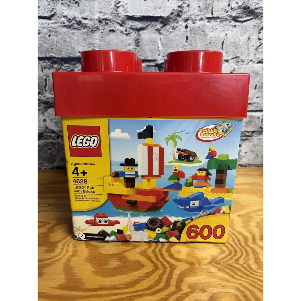 LEGO Bricks & More 4628‎ Fun With Bricks Storage Box & Sorting Lid Only Red